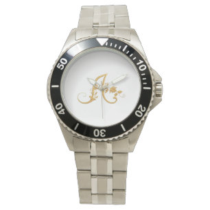 Montre Motif personnalisé de monogramme -