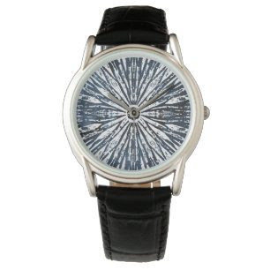 Montre Motif radial Indigo Ink