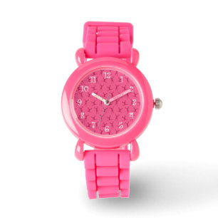 Montre Motif rose