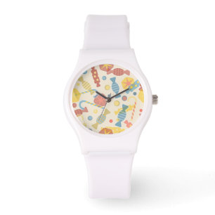 Montre Motif Sucres Et Bonbons
