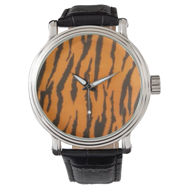 Montre Motif tigre rayé (devant)