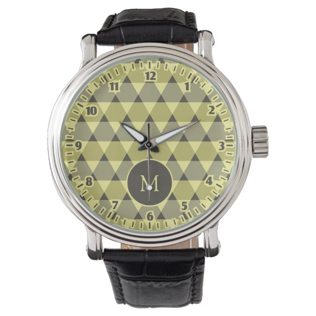 Montre Motif triangles (devant)