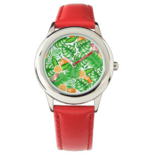 Montre Motif tropical, colibris II