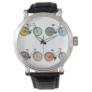 Montre Motif vintage de bicyclette