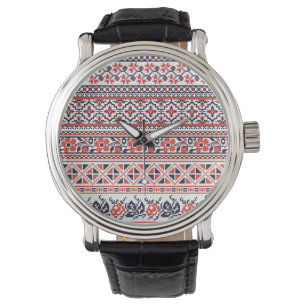 Montre Motifs de conception de point de croix