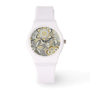 Montre Motifs floraux contemporains