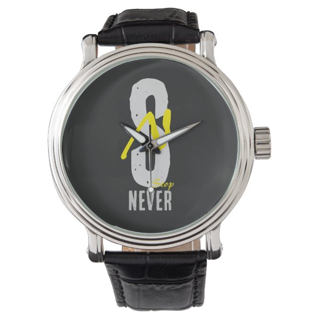 Montre Motivational Minimal Wristwatch – Energy Style (devant)