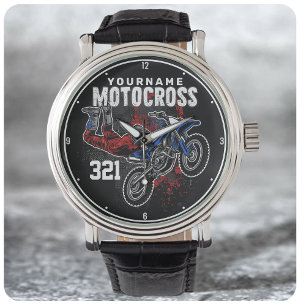 Montre Motocross Motocross Racing FMX Tricks personnalisé