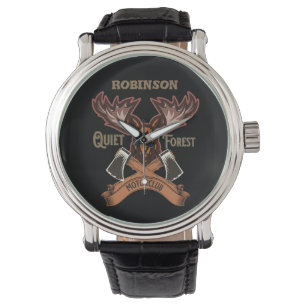 Montre Motorclub de forêt calme, père vélo Cool personnal