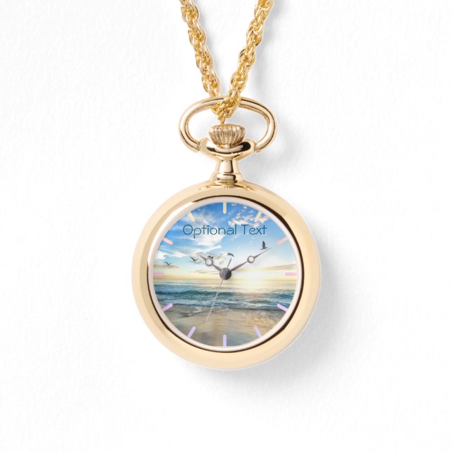 Montre Mouettes de plage du matin (Recto)