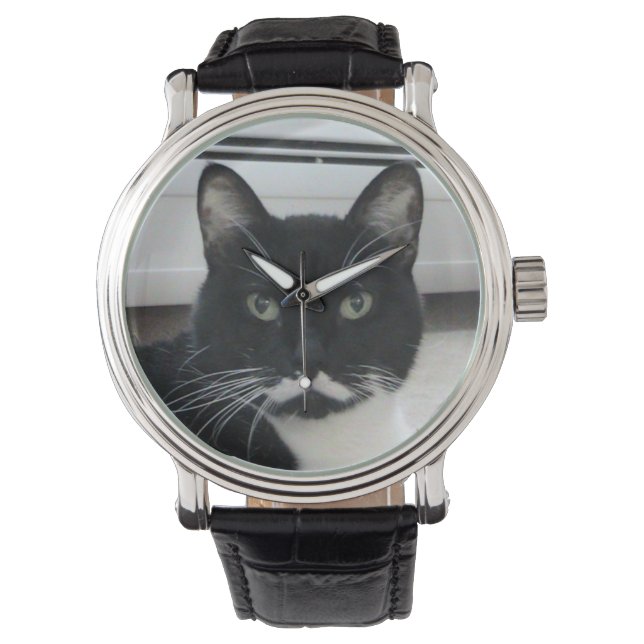 Montre Moustache Chat Watch (devant)