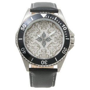 Montre Mozaik Blue Grey Pattern eWatch