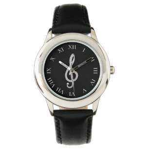 Montre Musique Gclef roman numeral