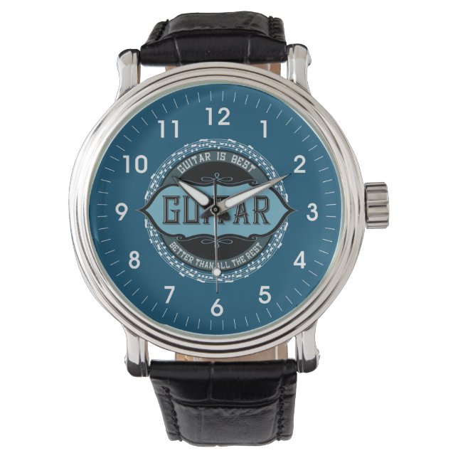 Montre Musique guitare Cercle (devant)