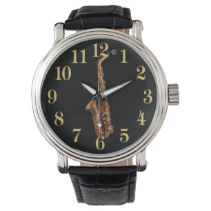 Montre Musique saxophone-Le cadeau du musicien à thème