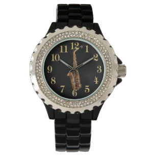 Montre Musique saxophone-Le cadeau du musicien à thème
