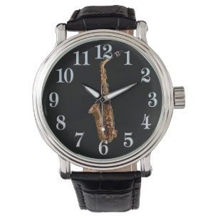 Montre Musique saxophone-Le cadeau du musicien à thème