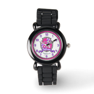 Montre Naomi nom de fille signifiant crête unicorne rose