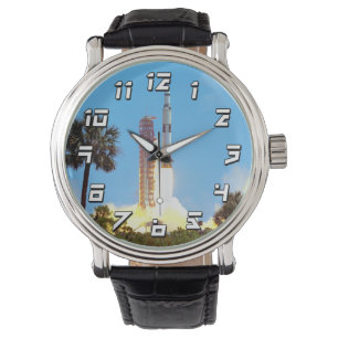 Montre NASA Apollo 16 Saturn V lancement de fusée