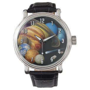 Montre NASA JPL Système solaire Planètes Montage Photos s
