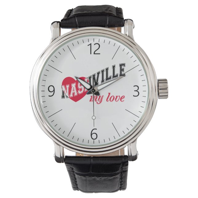 Montre Nashville mon amour (devant)