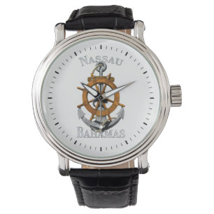 Montre Nassau Bahamas Vacances Ancre de navigation Helm S