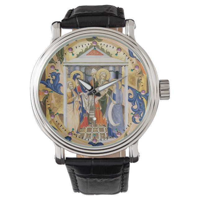 MONTRE NATIVITÉ CHRISTMAS PARCHEMENT (devant)