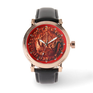 Montre NAVIRE ANTIQUE, Sceau de cire rouge GALLEON