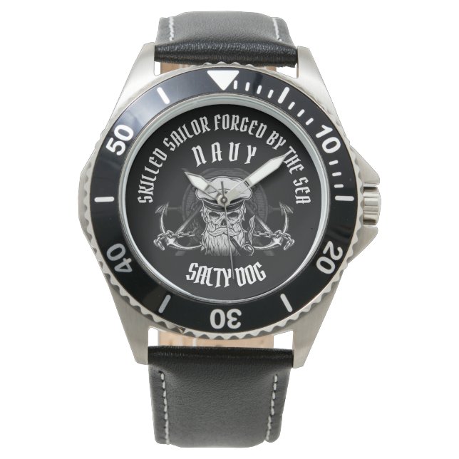 MONTRE NAVIRE QUALIFIÉ FORGÉ PAR LE CHIEN SALTY DE LA MAR (devant)