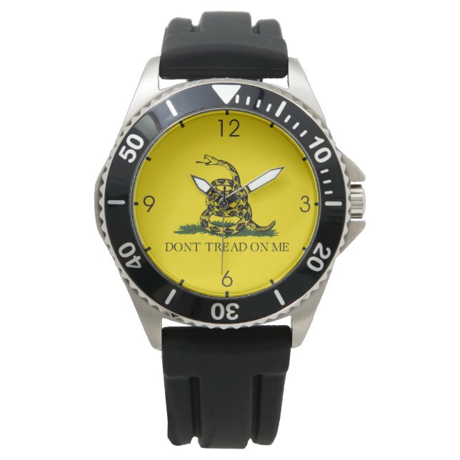 Montre Ne me touchez pas (drapeau de Gadsden) (serpent am (devant)
