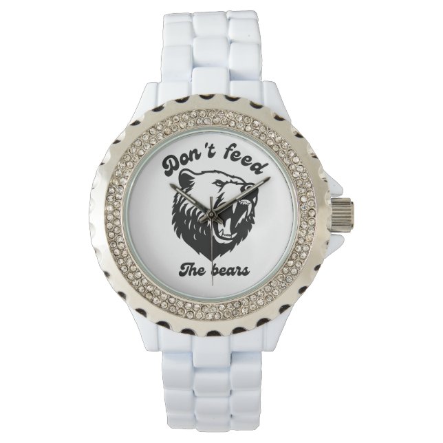 Montre Ne nourris pas les ours (devant)