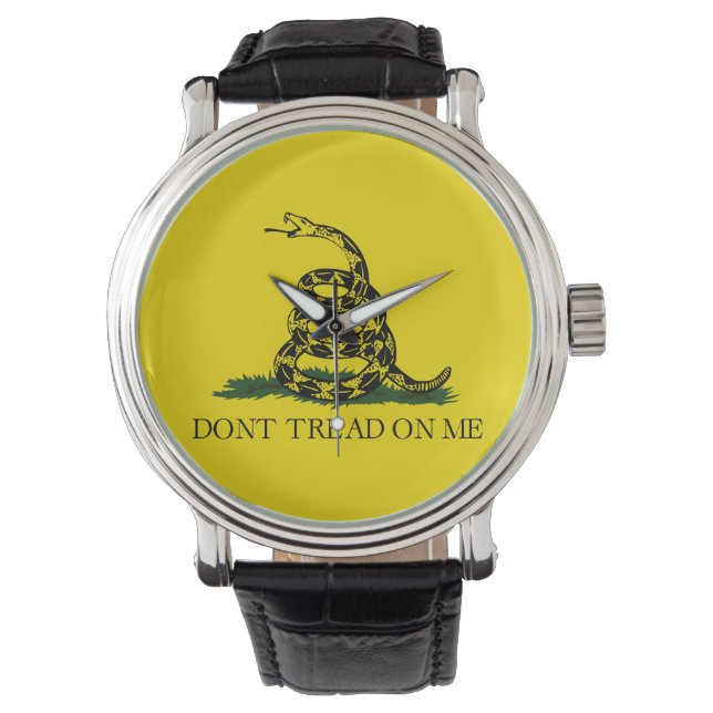 Montre Ne pas taper sur le drapeau de Me Gadsden (devant)