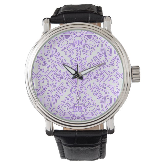 Montre Nébuleuse Mystique Lilas (devant)