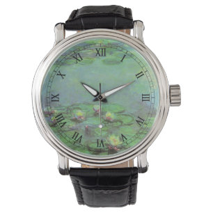 Montre Nénuphars de Claude Monet, Impressionnisme Vintage