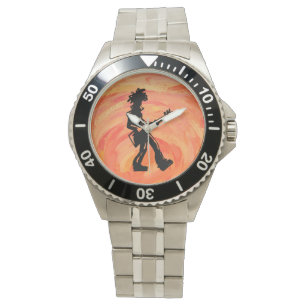 Montre New York Boogie Nights Guitare Orange