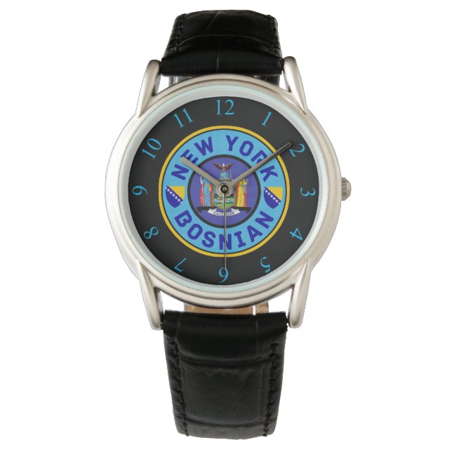 Montre New York Bosniaque Américain Wrist Watch (devant)