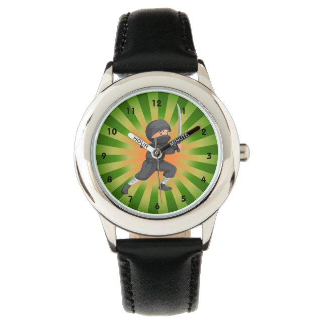 Montre Ninja Boy Design Watch (devant)