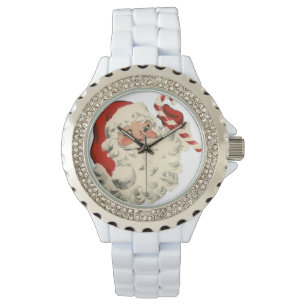 Montre Noël au Père Noël Vintage rétro