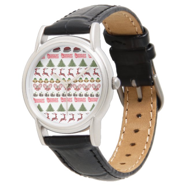 Montre Noël Plaisirs Motif, (Incliné)