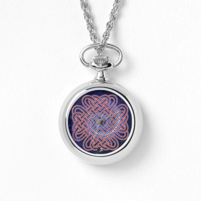 Montre Nœud d'amour celtique galactique pour femmes (Recto)