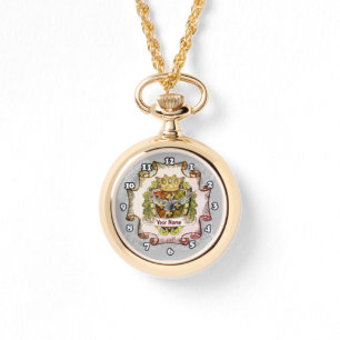 Montre Nom de famille croisée