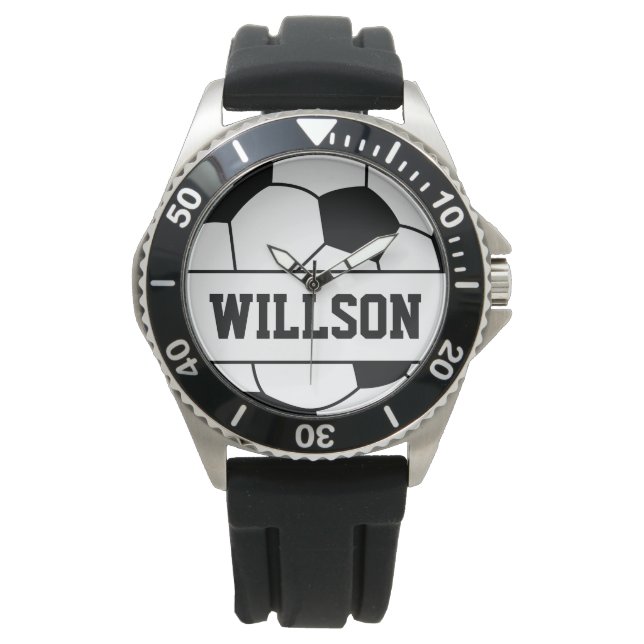 Montre Nom de la balle de football (devant)