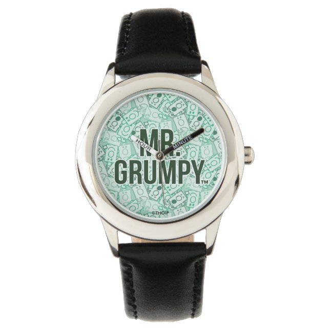 Montre Nom de M. Grumpy | et motif verts de lancer de (devant)