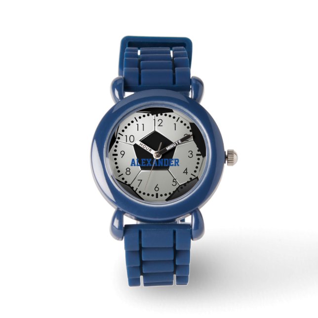 Montre Nom du soccer de Personnaliser (Recto)