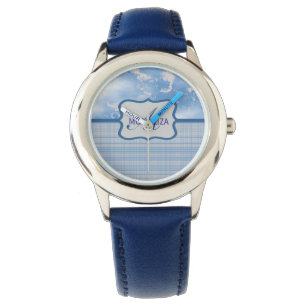 Montre Nom personnalisé & Monogram Kids Watch