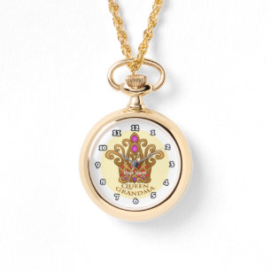 Montre Nom personnalisé Queen Grandma