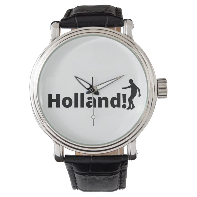 Montre Nom personnalisé Supporter Oranje (devant)