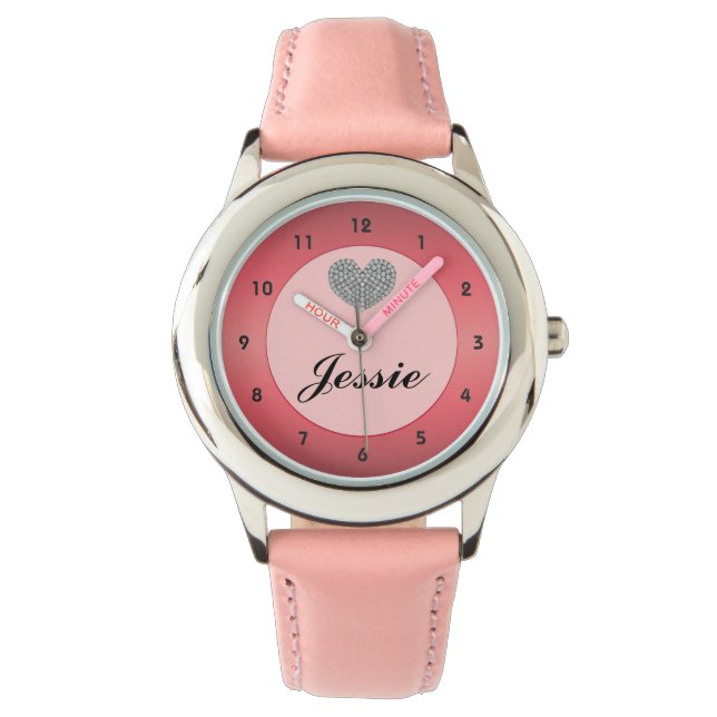 Montre Nom personnalisé Wrist Watch (devant)