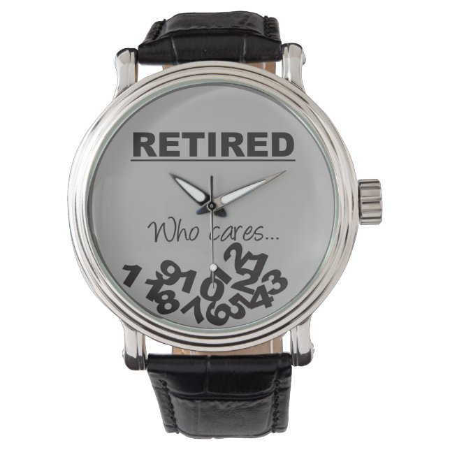 Montre Nombre de chutes Retraite (devant)