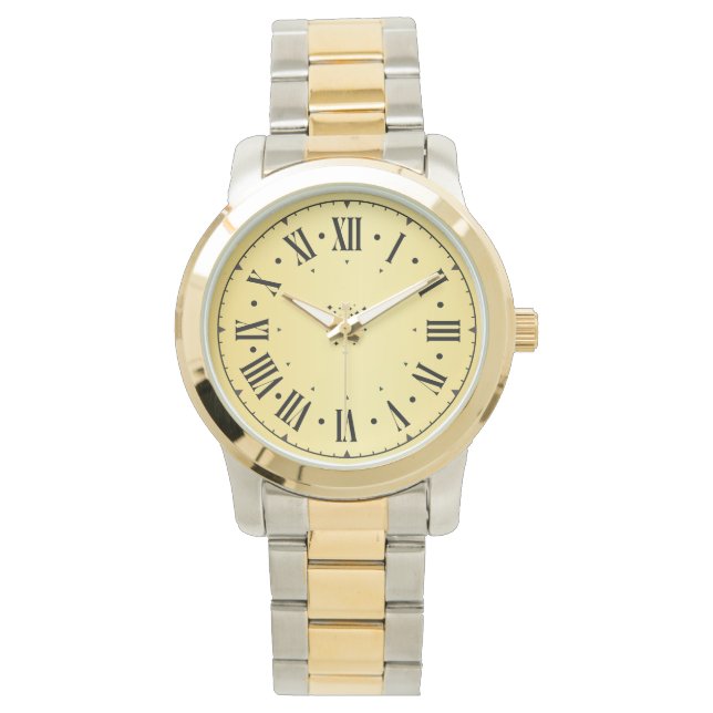 Montre Nombre romain élégant surdimensionné (devant)